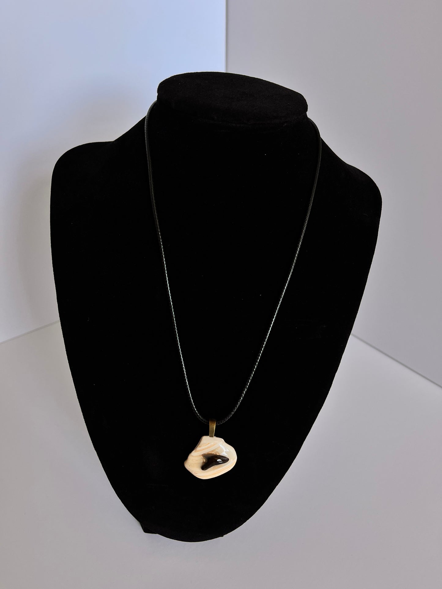 Pendant - Shark Teeth on Shell-3