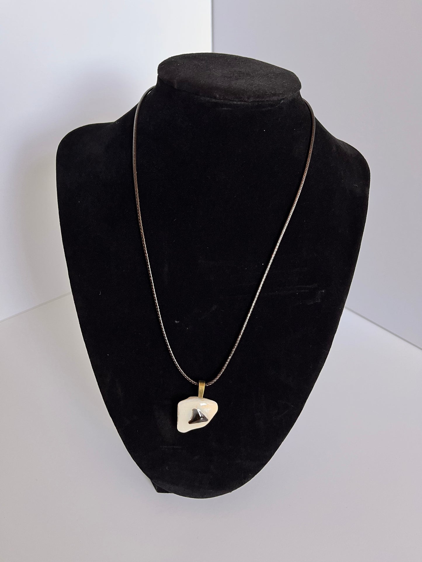 Pendant - Shark Teeth on Shell-4