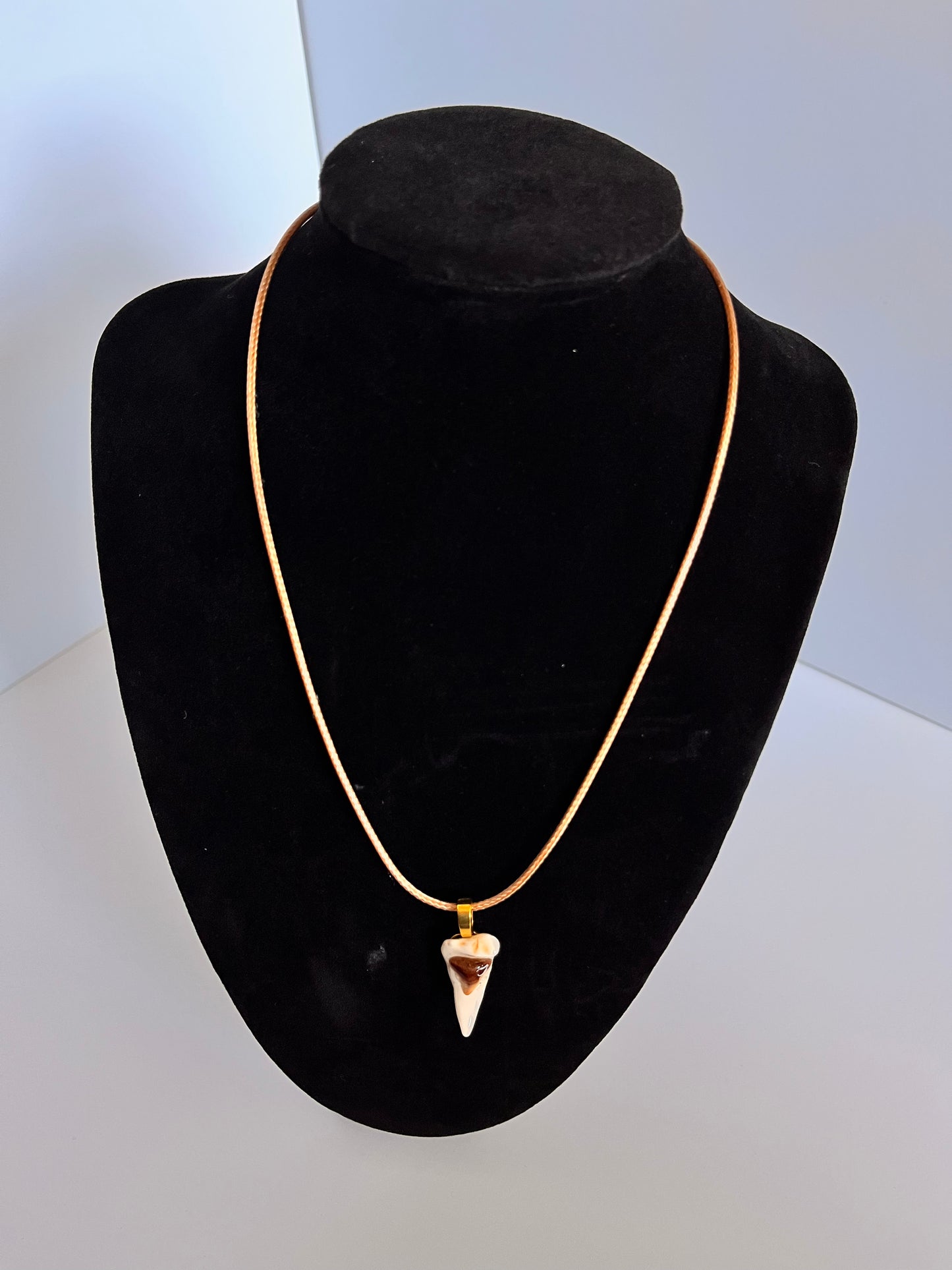 Pendant - Shark Teeth on Shell-6