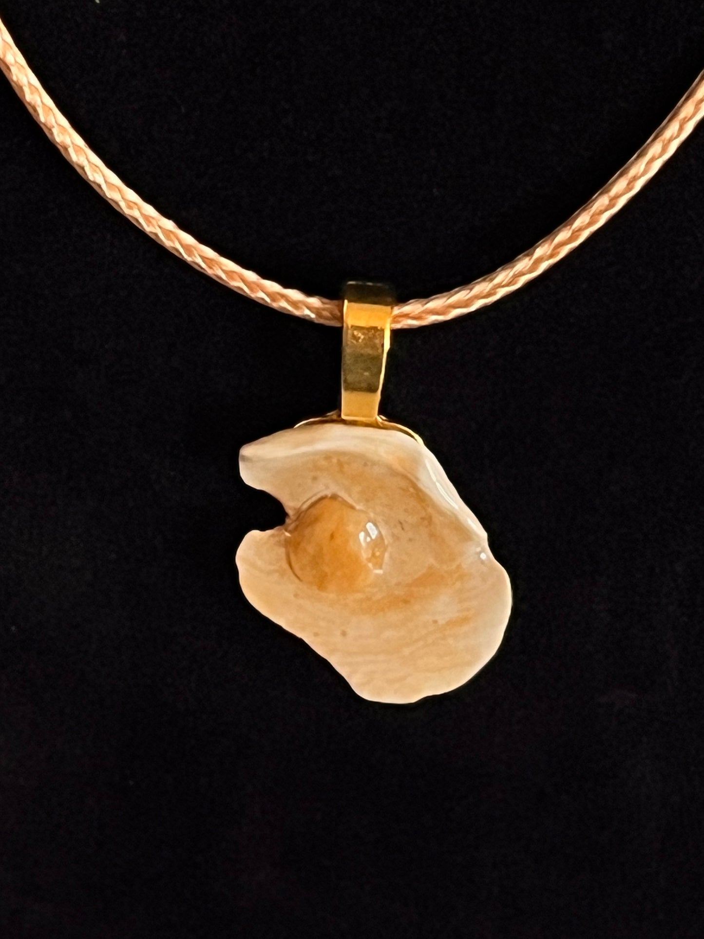 Pendant - Pebble on Shell (Shark Bait Collection)