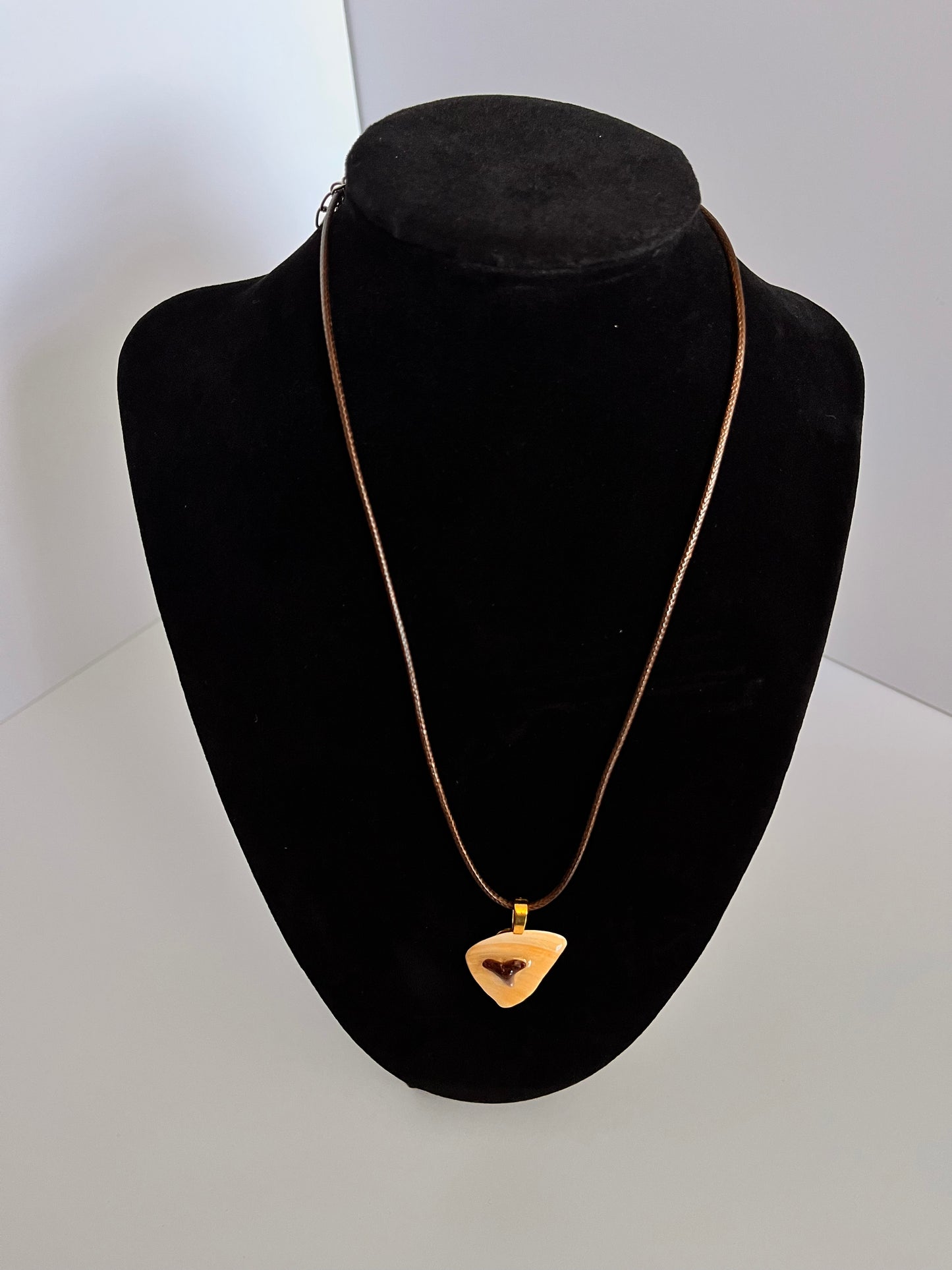 Pendant - Shark Teeth on Shell-7