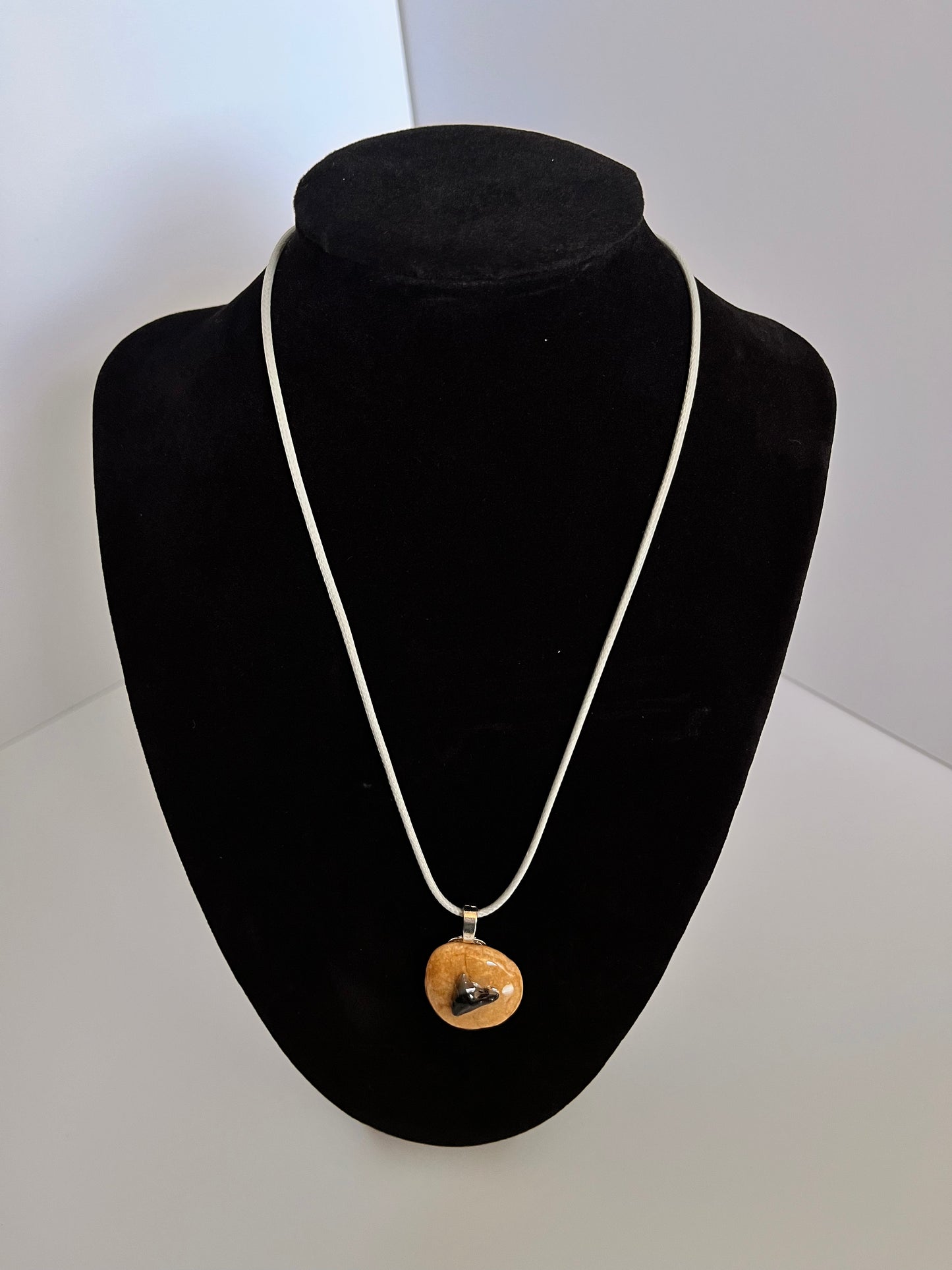 Pendant - Shark Teeth on Rock-2