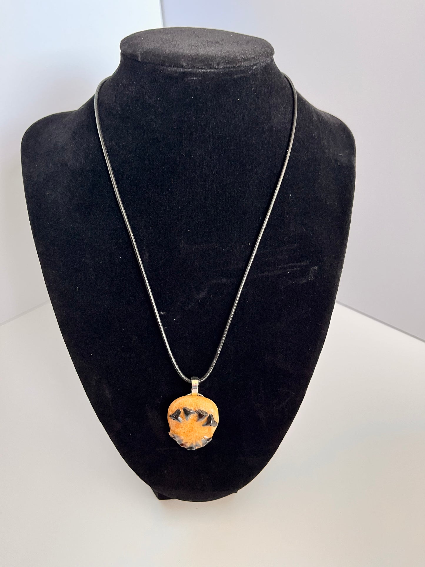 Pendant - Shark Teeth on Rock-3